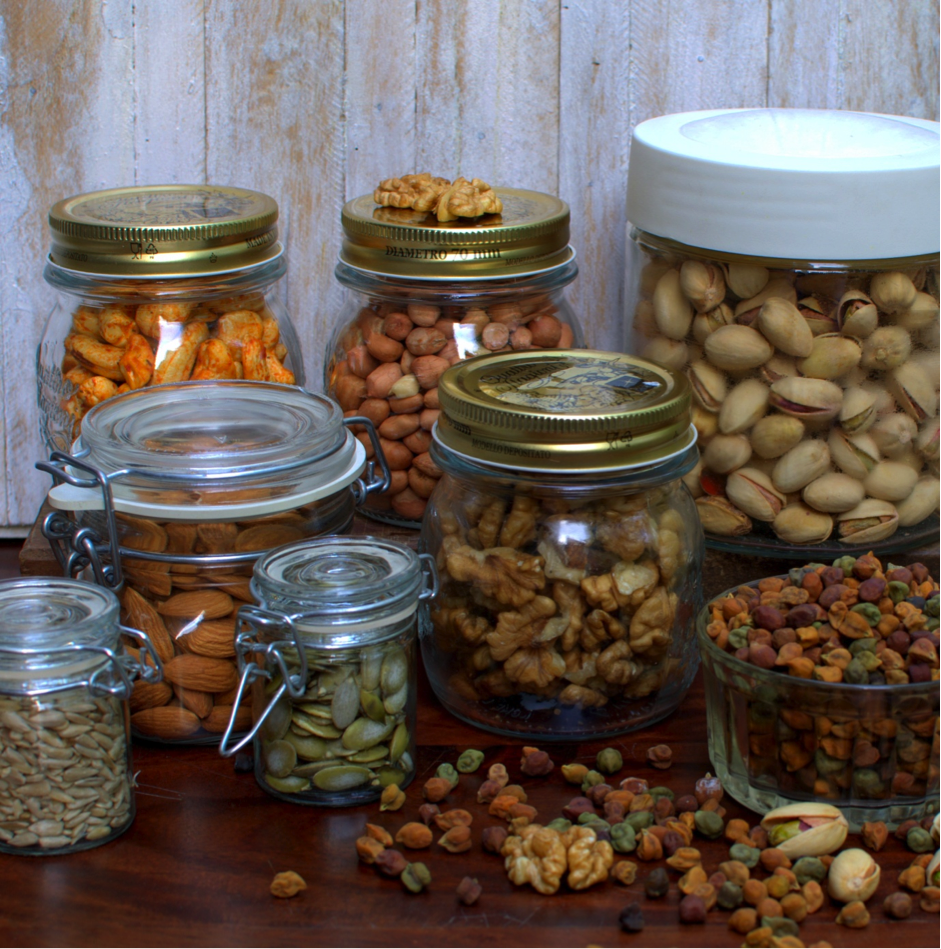 Roast Nuts, Seeds And Chickpeas